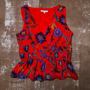 Rebecca Minkoff Sleeveless Peplum Top